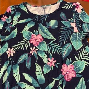 Old Navy palm print dress